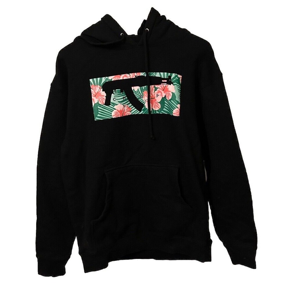 Savage Tacticians Men's Medium Black "Choppa" Hoodie